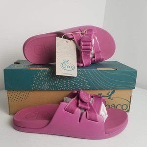 Chaco Chillos Kids Sandals Slides Pink Size 4 New